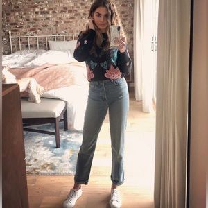 NEW modern American denim jeans highland boyfriend in color Beverly 24